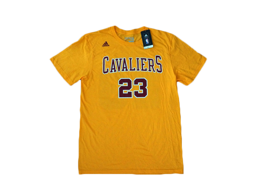 Adidas 克里夫蘭騎士隊 LeBron James 復古之夜球員短T-Shirt