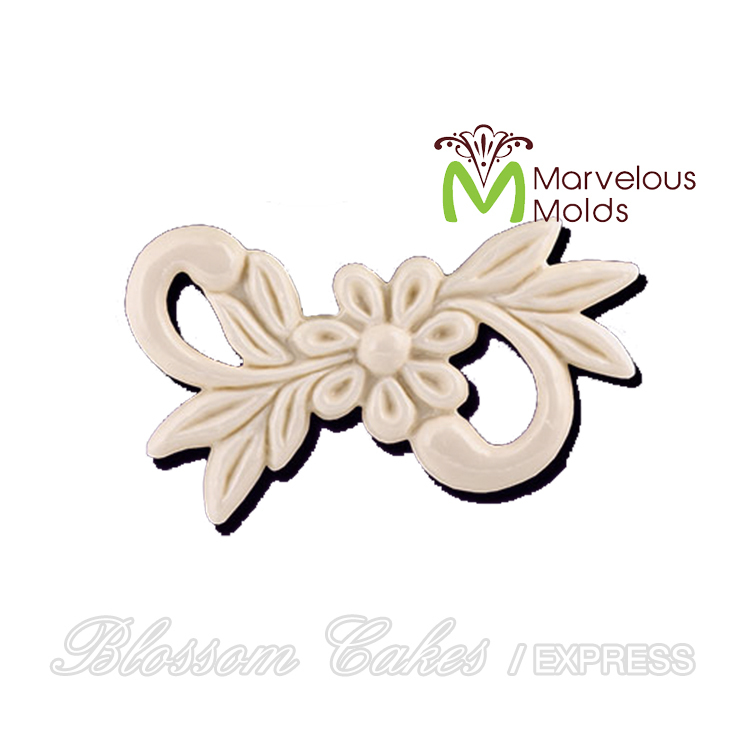 Marvelous Molds "Becky" Enhanced Lace Silicone Mold