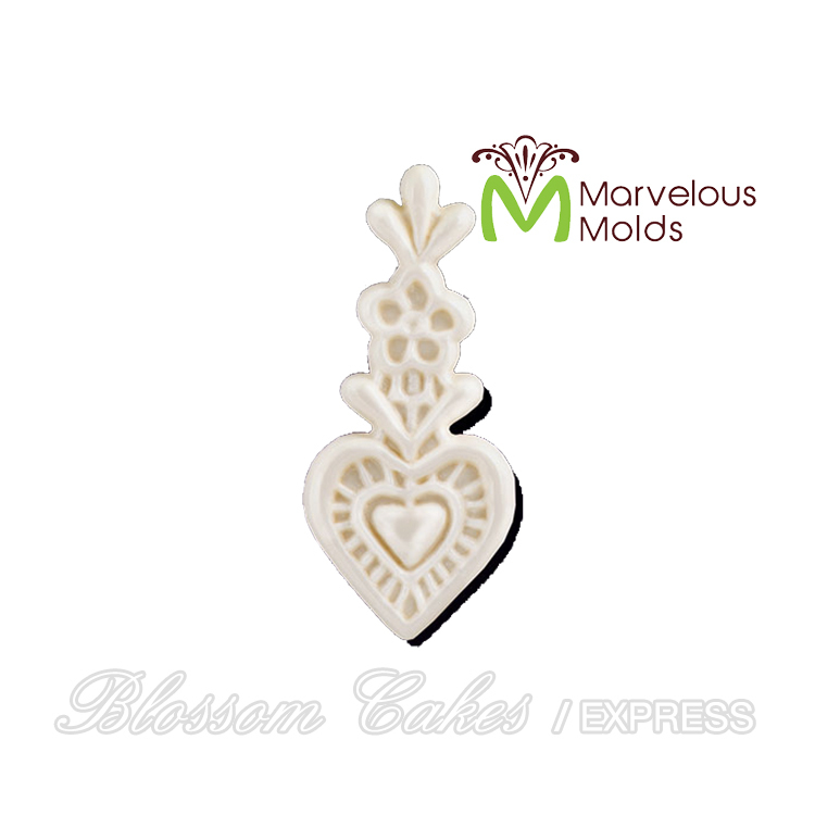 Marvelous Molds "Kathy" Enhanced Lace Silicone Mold