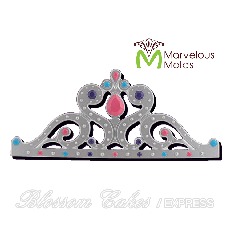Majestic-Tiara Silicone Fondant Mold by Marvelous Molds