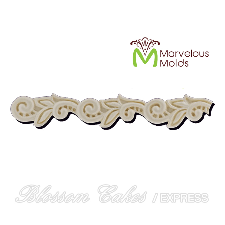 Marvelous Molds "Kelly" Enhanced Lace Silicone Mold