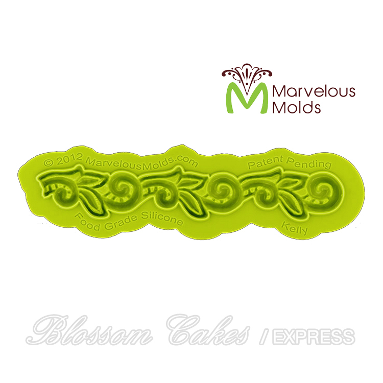 Marvelous Molds "Kelly" Enhanced Lace Silicone Mold