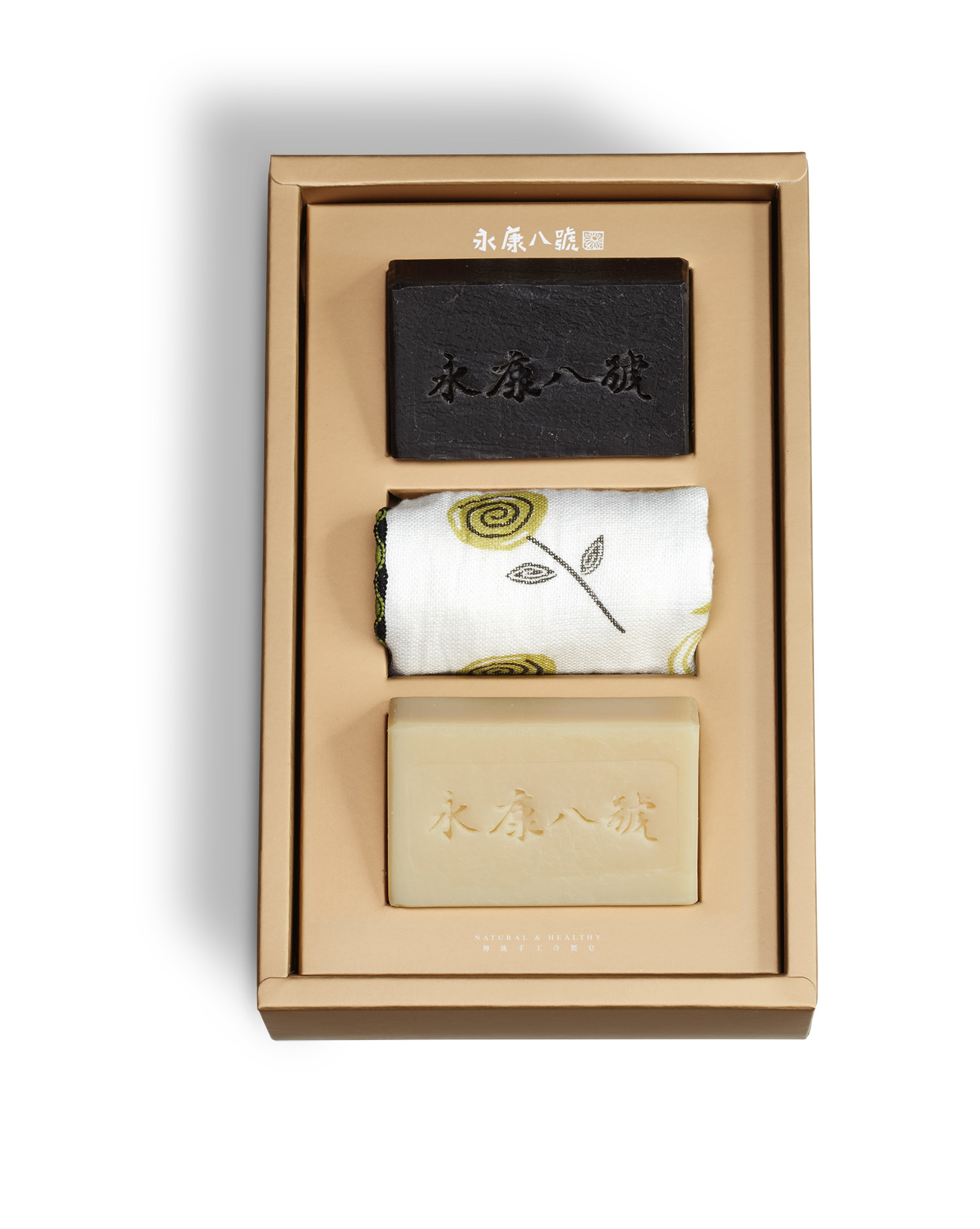 頂級保濕方巾禮盒（德國甘菊皂+羅馬甘菊皂）