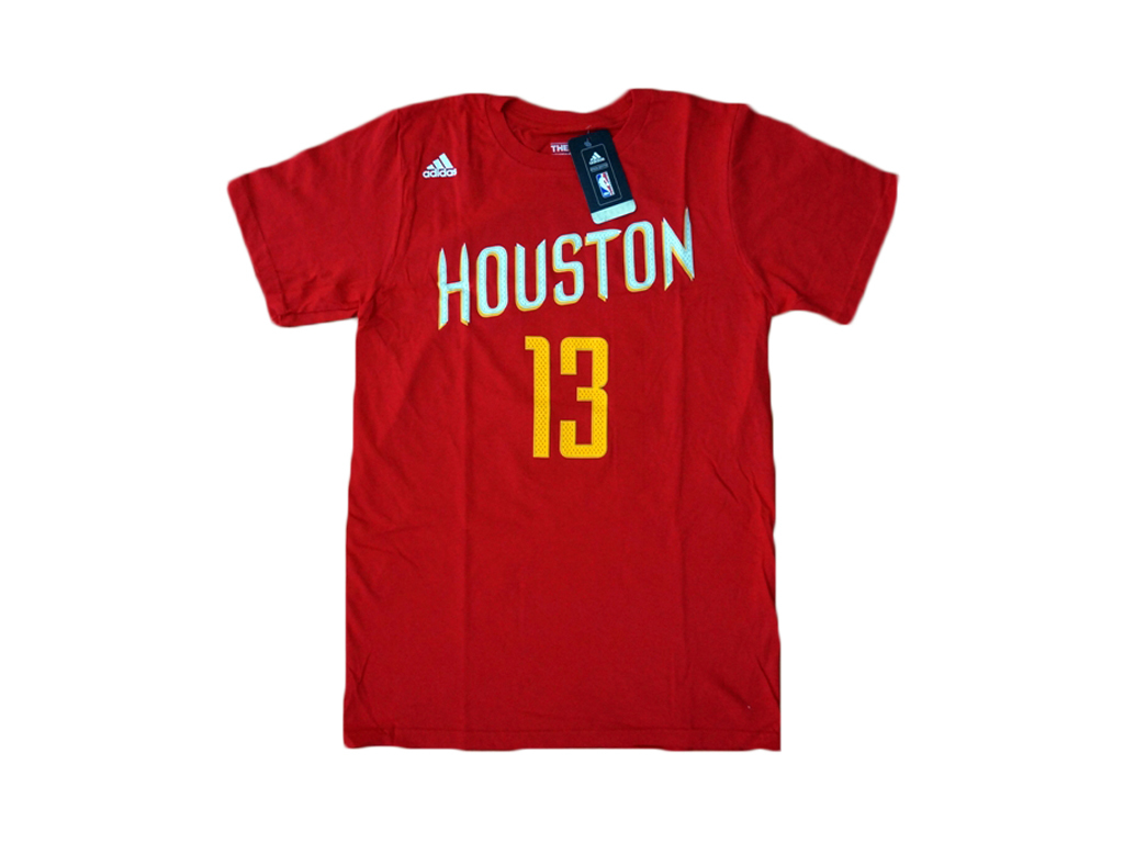 Adidas 休士頓火箭隊 James Harden 替代 仿網眼印刷 球員短T-Shirt