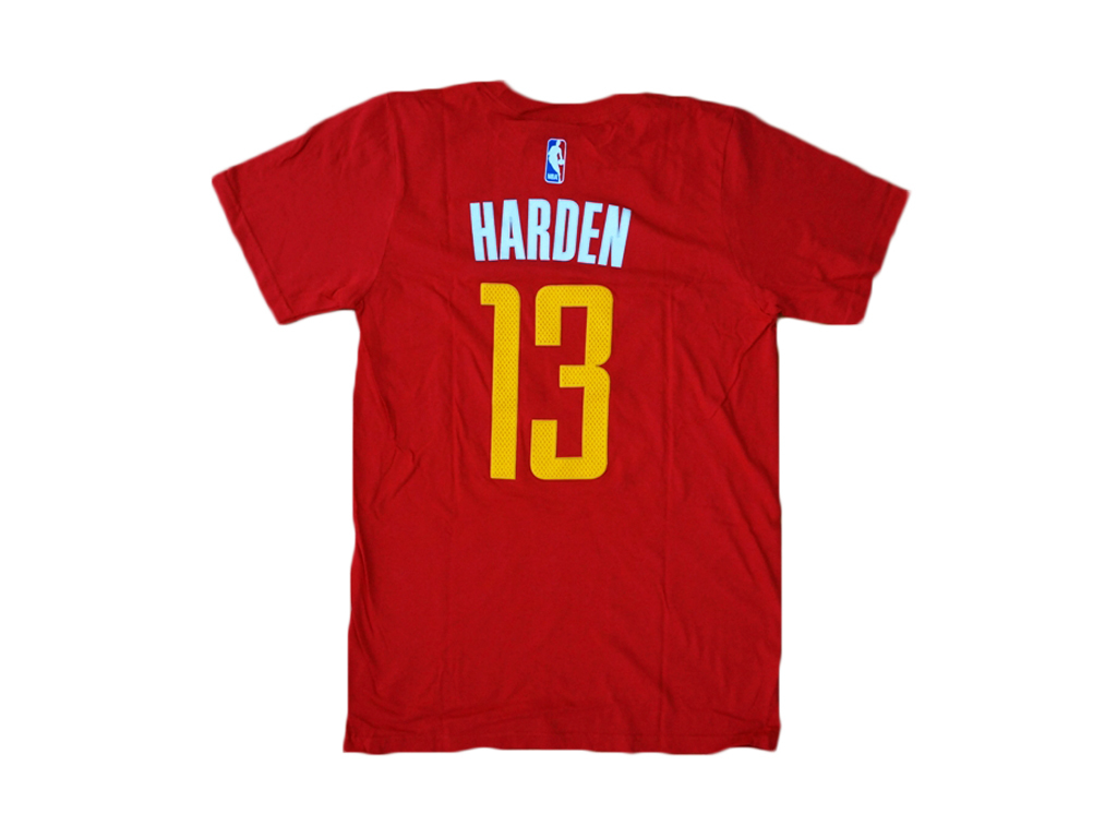Adidas 休士頓火箭隊 James Harden 替代 仿網眼印刷 球員短T-Shirt