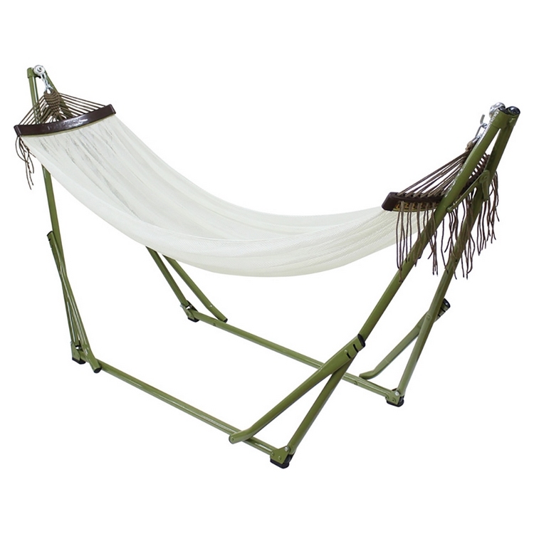 Toymock 折疊收納式吊床-正常版-Khaki×Ivory