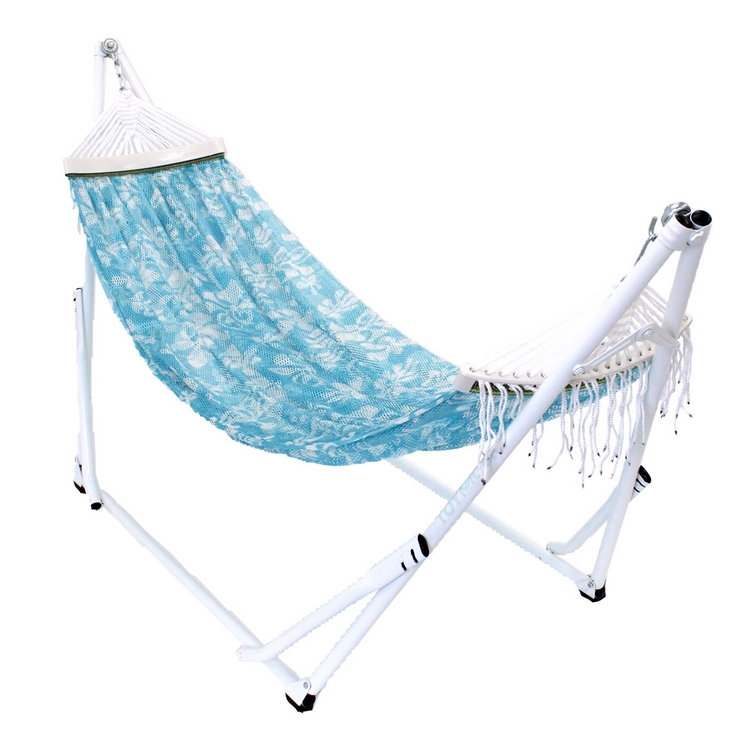 Toymock 折疊收納式吊床-正常版-Blue Flower