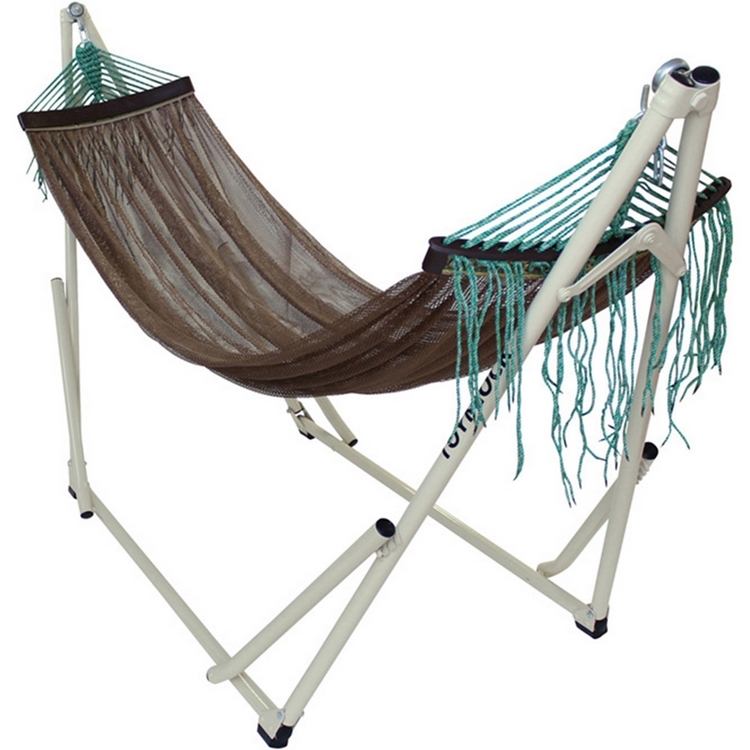 Toymock 折疊收納式吊床-正常版-Whitexbrown