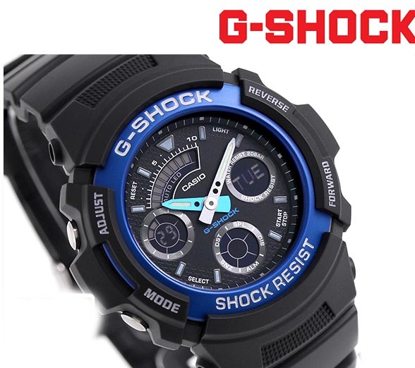 Buy Casio G-Shock AW-591-2A Black x Blue Men's Watch