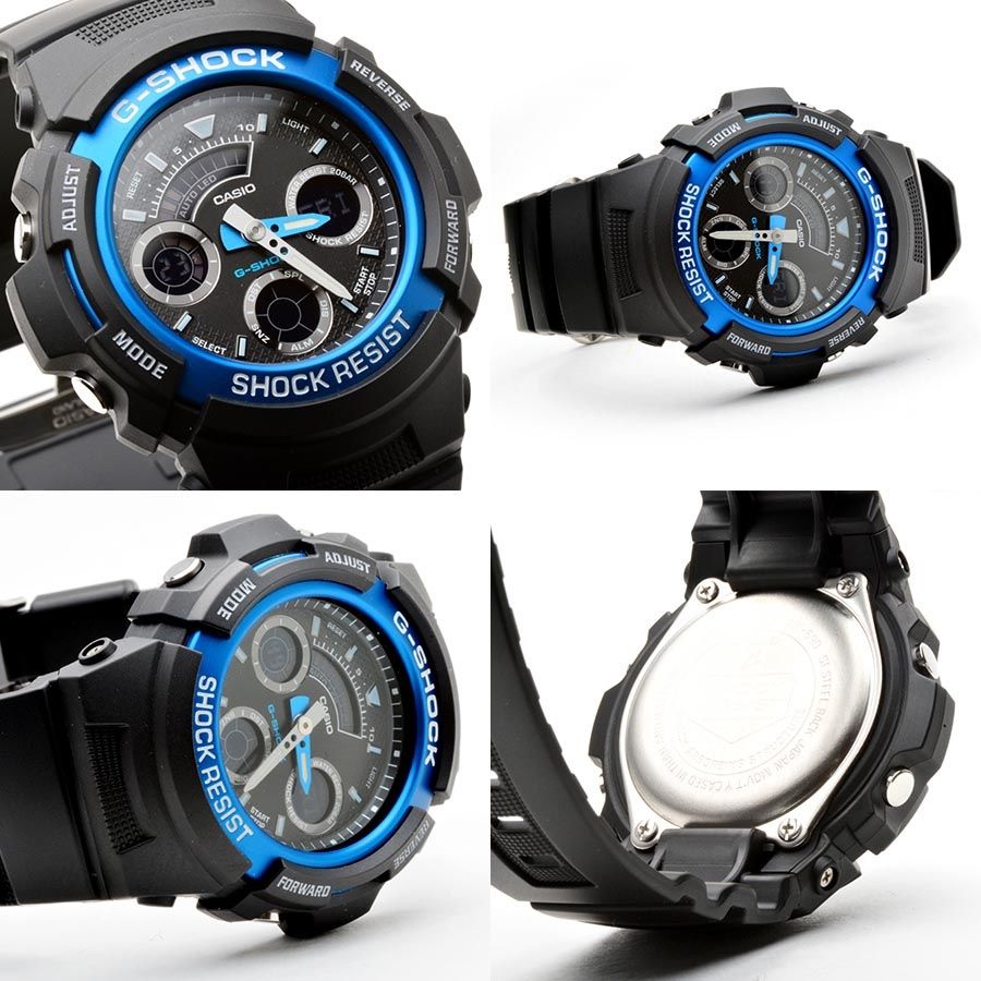 Buy Casio G Shock Aw 591 2a Black X Blue Men S Watch