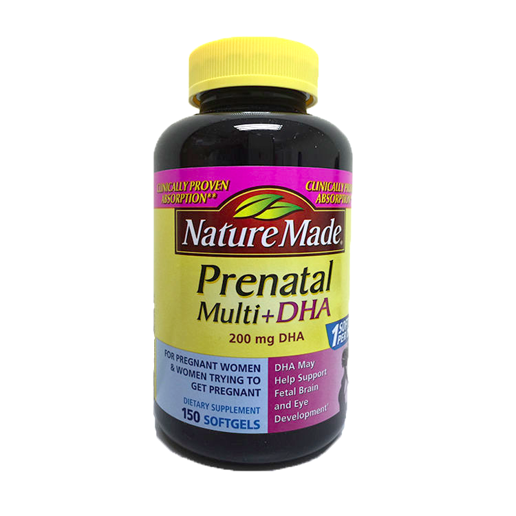 Nature Made Prenatal Multi+DHA 產前綜合維他命150粒