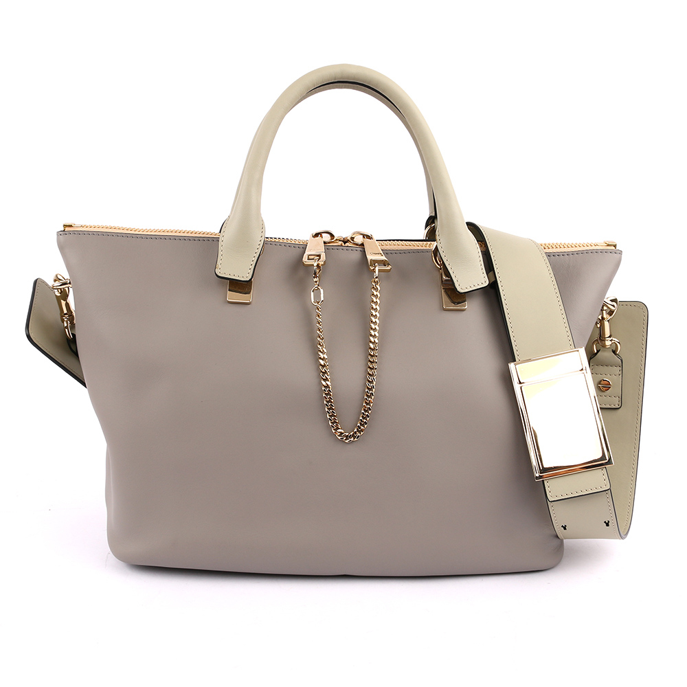 【Chloé】Baylee Small Two-tone Tote