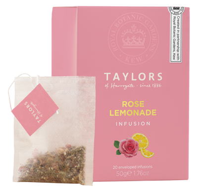 【英國Taylors泰勒茶】玫瑰檸檬茶(無咖啡因)