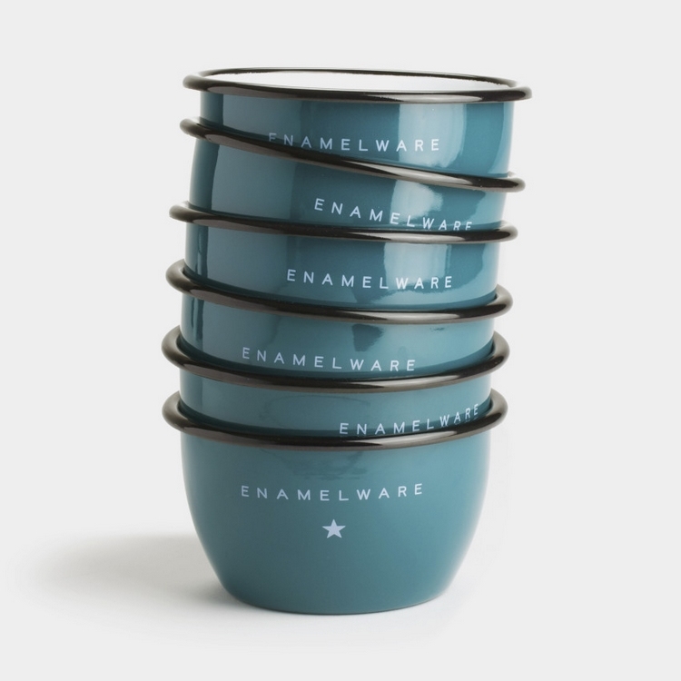 Seamless & Steadfast Enamel Bowls-琺瑯碗組（兩入）