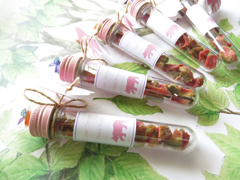 蝶舞花卉-玻璃球繽紛小果乾