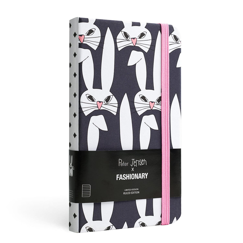 FASHIONARY x Peter Jensen聯名筆記本-Rabbit Mask /A6 (橫條紋)