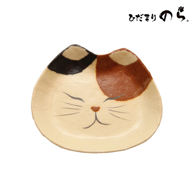 paper cat 和紙三毛貓臉托盤