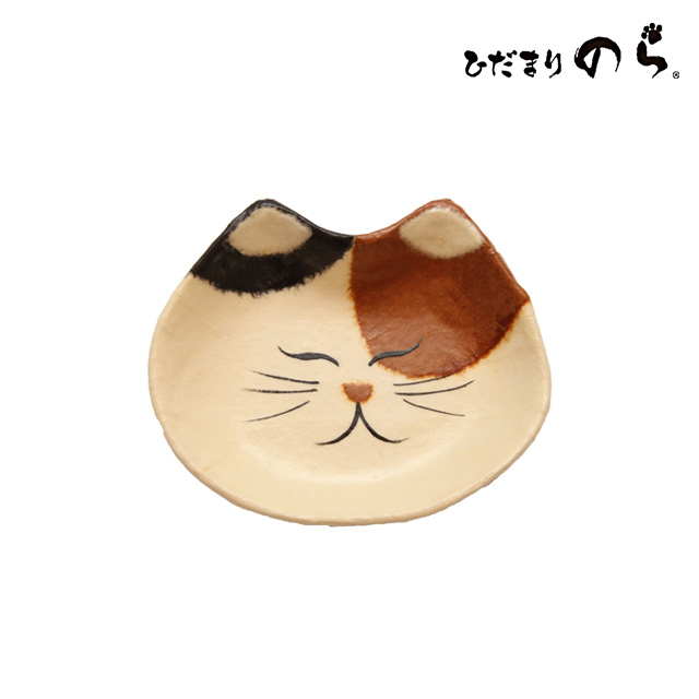 paper cat 和紙三毛貓臉托盤