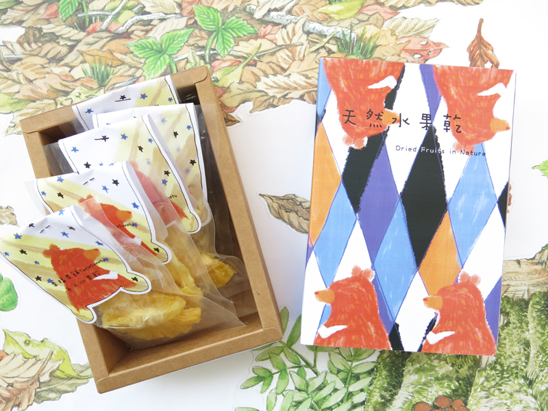 魔術熊造型書水果乾小禮盒5入