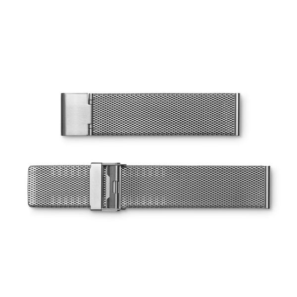 EONE Bradley不鏽鋼編織錶帶-銀