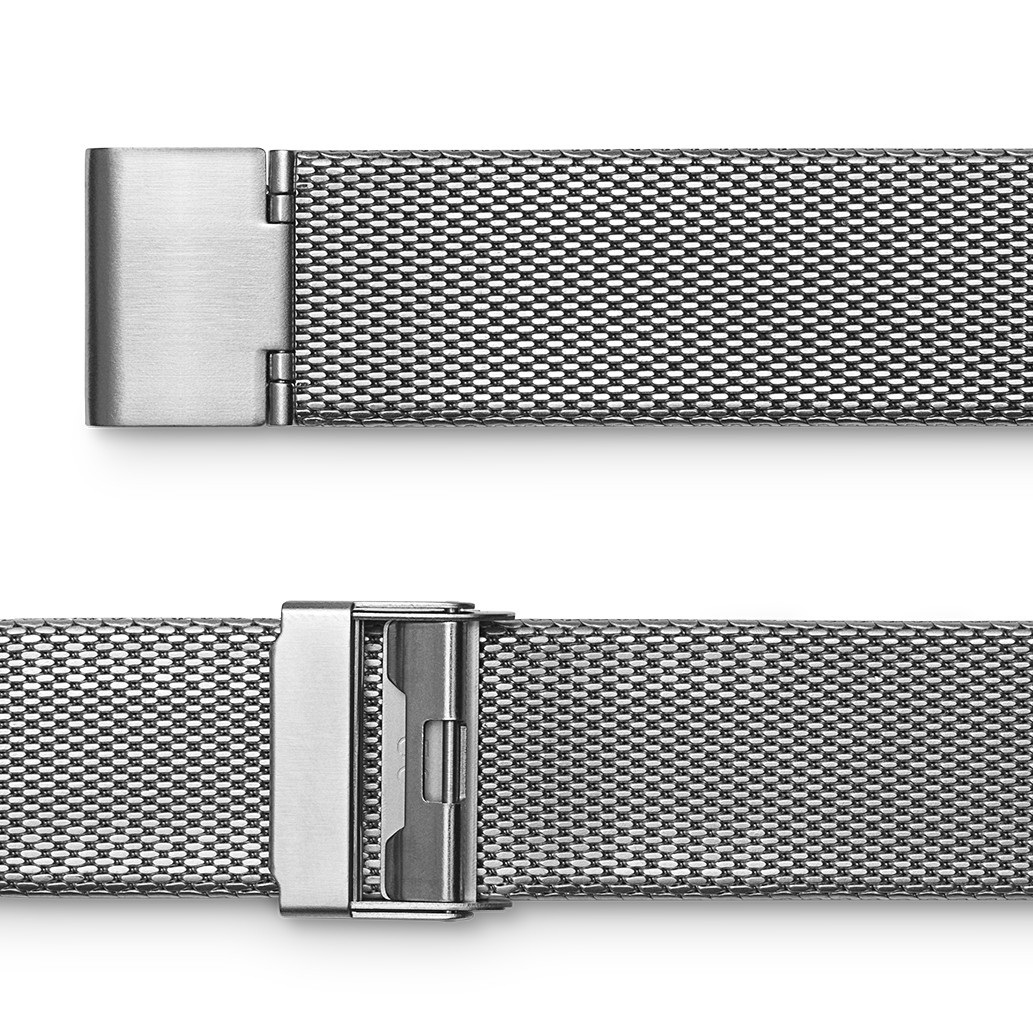 EONE Bradley不鏽鋼編織錶帶-銀