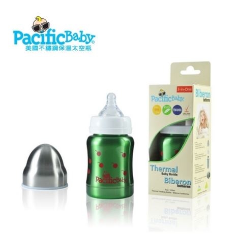 Pacific Baby 美國不鏽鋼保溫太空瓶4oz/120ml(4款色)