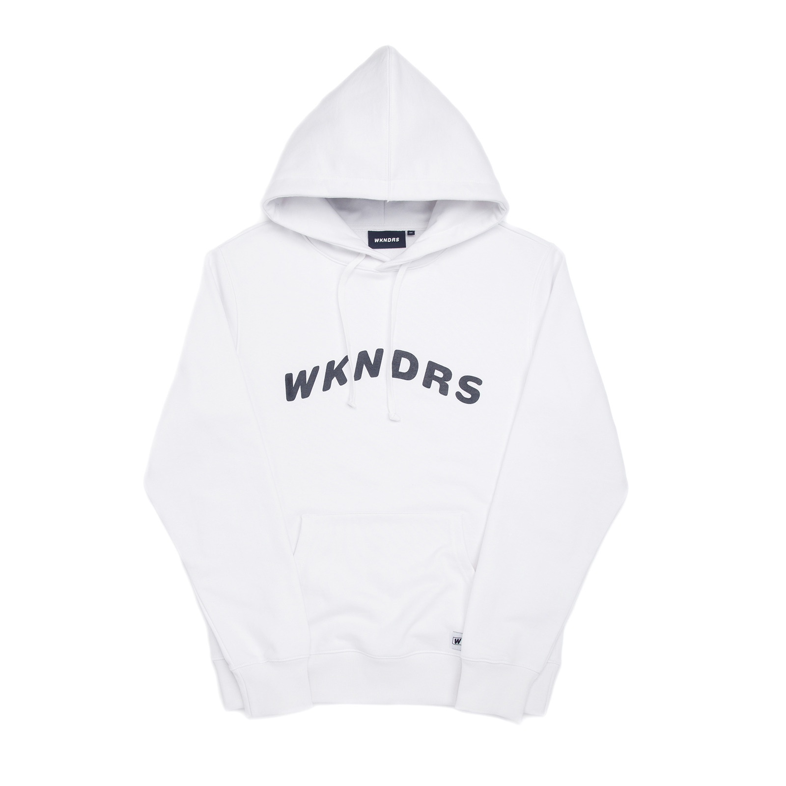WKNDRS WAVY LOGO HOODIE (WHITE)