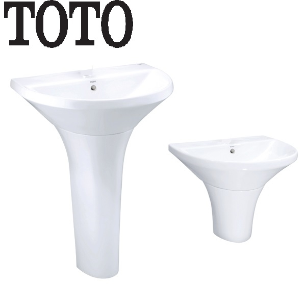 TOTO衛浴 壁掛式臉盆(長腳/短腳) LW947CGUR,LW947FG/LW947HFGT1 (不含龍頭)