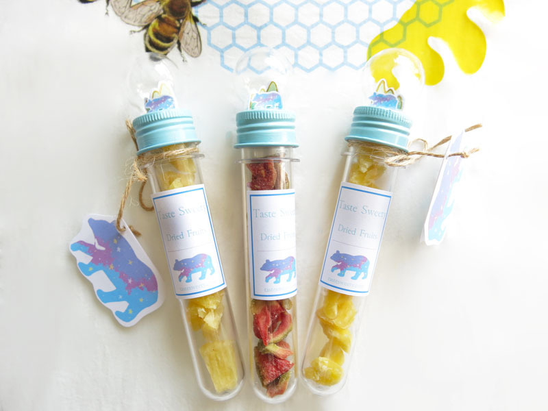 山林裡的熊-玻璃球繽紛小果乾