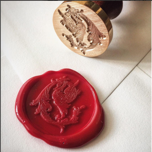 C Initials Wax Seal Stamp French Font heypenman Series 