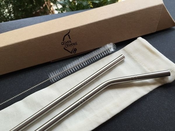 台灣QC SUS304不鏽鋼吸管-C直C彎 環保吸管