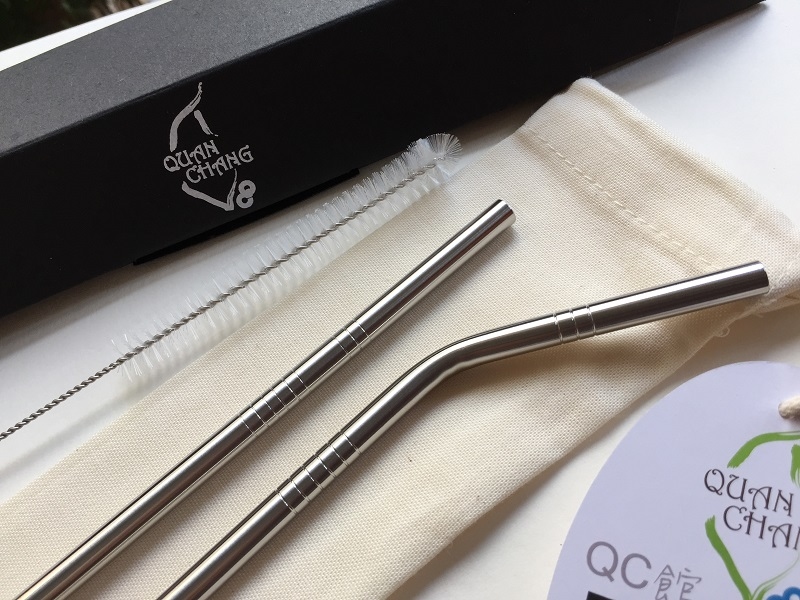 台灣QC 日本鋼材-醫療級SUS-316L不鏽鋼吸管/環保吸管-特惠組-C直C彎組合