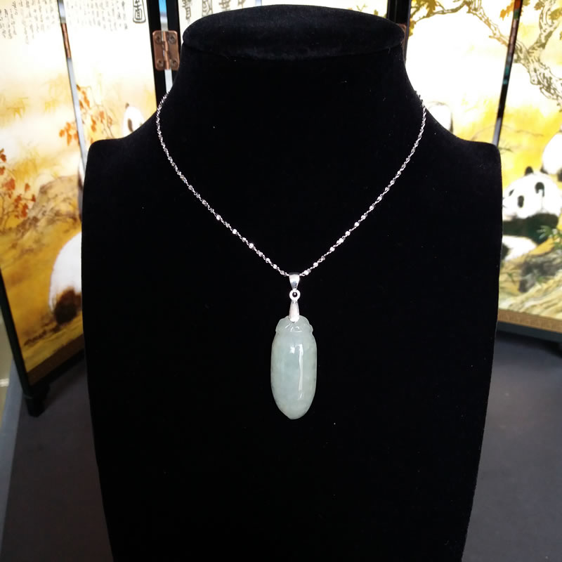 冰糯種福瓜, 天然翡翠A玉, 緬甸玉, Jade, Jadeite