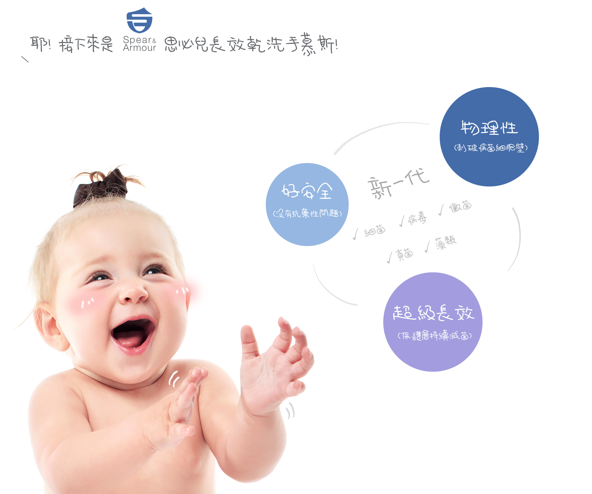 Spear & Armour 思必兒乾洗手幕斯優勢