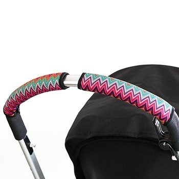 City Grips 推車手把保護套 -單把長版手款 (彩色幾何) [總代理公司貨]