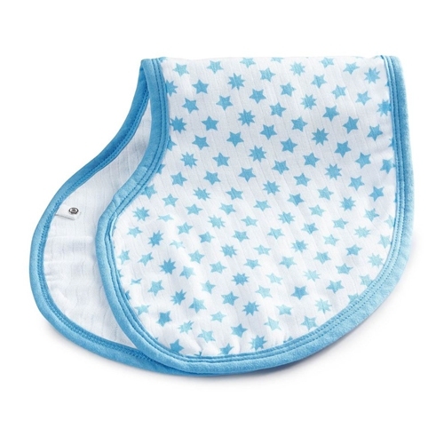 美國idealbaby 幼兒打嗝巾(1入)-藍星星系列 IB303【美國 aden+anais副牌】