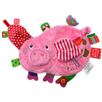 【出清優惠】比利時 LABEL LABEL 安撫巾 - 玩伴系列 小豬