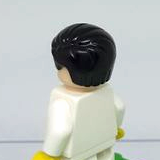 99930 Hair Short Combed Sideways Part Left