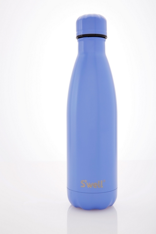 S'well Satin DTM-Monaco Blue- 17oz 美國時尚不鏽鋼保冷.保溫瓶(500ml)