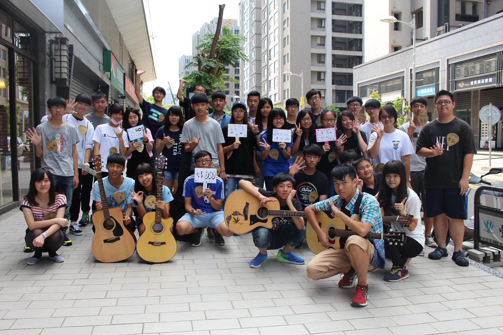 吉他領袖營給高中吉他社新上任幹部的一日營隊-大合照