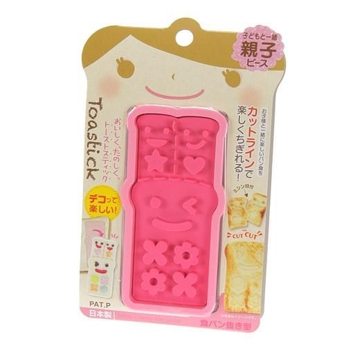 日本 長型迷你吐司造型壓模-粉 烤土司造型吐司/ 餅乾壓模 日本製 4970825103117