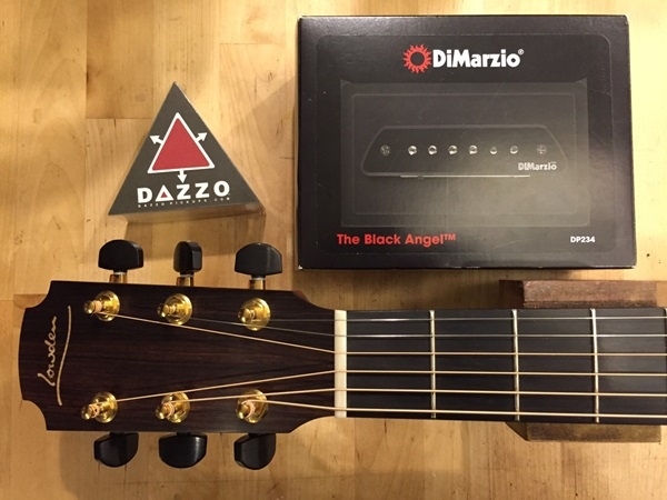 LowdenF32C安裝Dimarzio響恐拾音器加Dazzo貼片拾音器