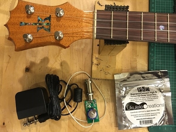 夏威夷Koaloha安裝MISI下弦枕拾音器