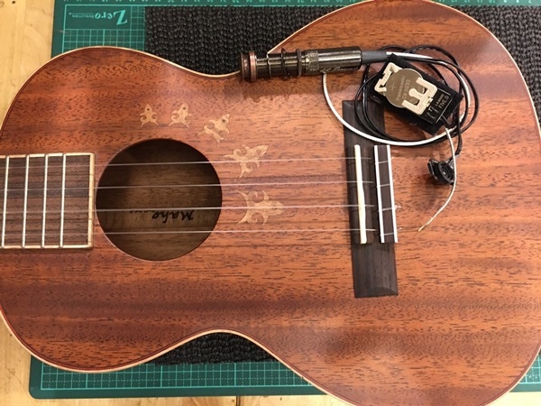 L.Luthier MAHO安裝Five.O拾音器