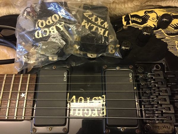 ESP電吉他改裝EMG換回原廠拾音器