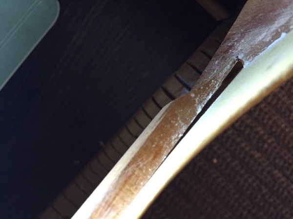 木吉他力木脫落修復