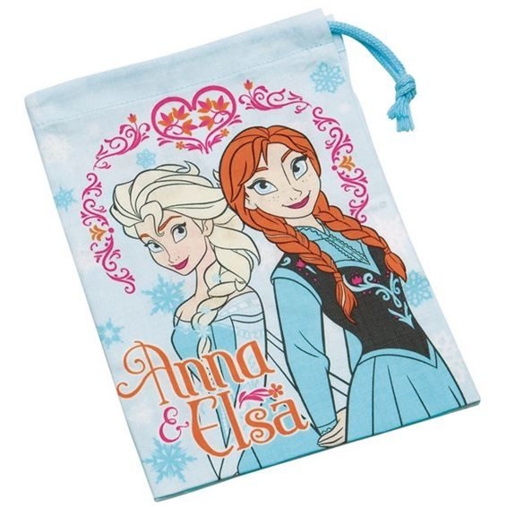 日本 DISNEY 冰雪奇緣 FROZEN 收納小束口袋/小物袋