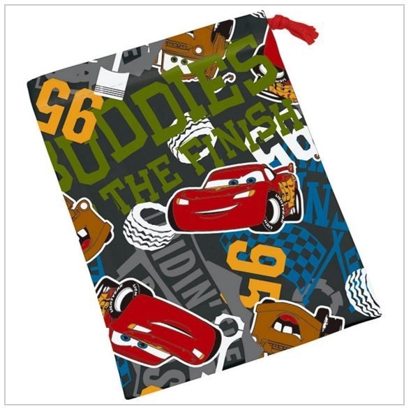 日本 DISNEY 麥昆CAR'S car's 漱口杯專用束口袋/小物袋/零食袋