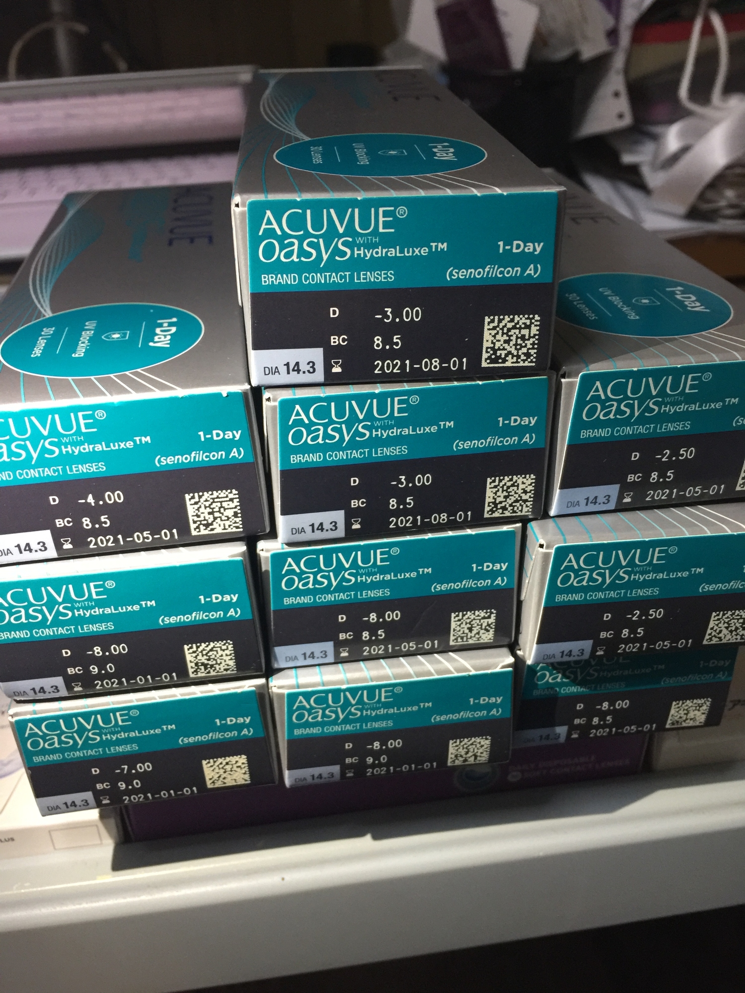 1 day acuvue Oasys隱形眼鏡