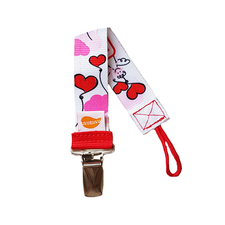 美國 Ulubulu 安撫奶嘴夾-愛心氣球